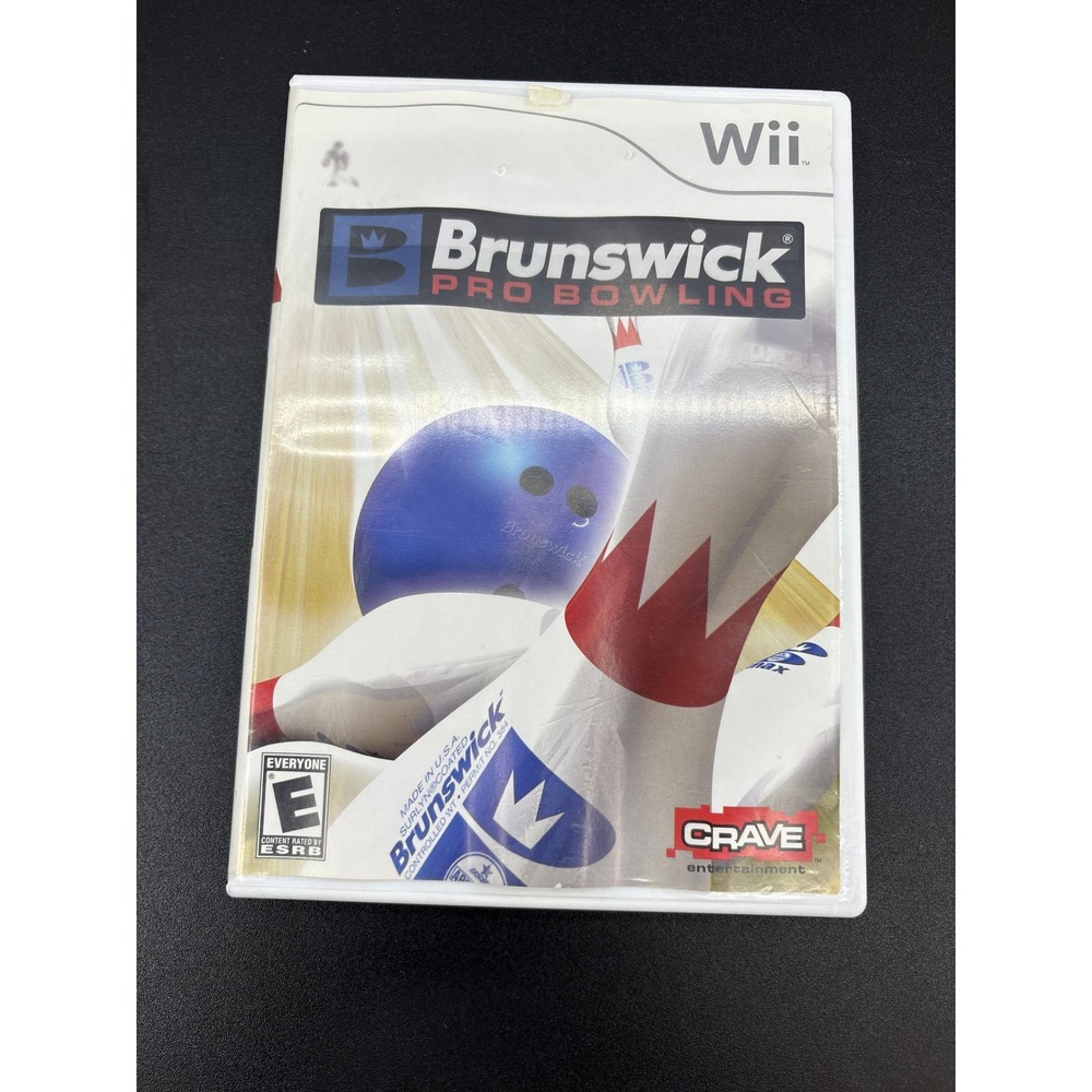 Brunswick Pro Bowling Nintendo Wii Game Complete with Manual WORKS